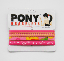 PINK MULTI PONY BRACELETS